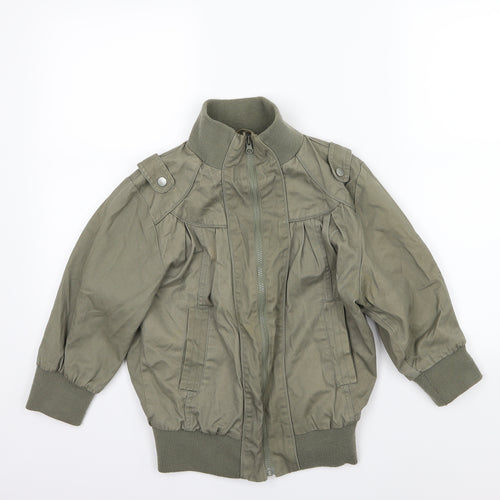 E-vie Womens Green   Bomber Jacket Jacket Size 12