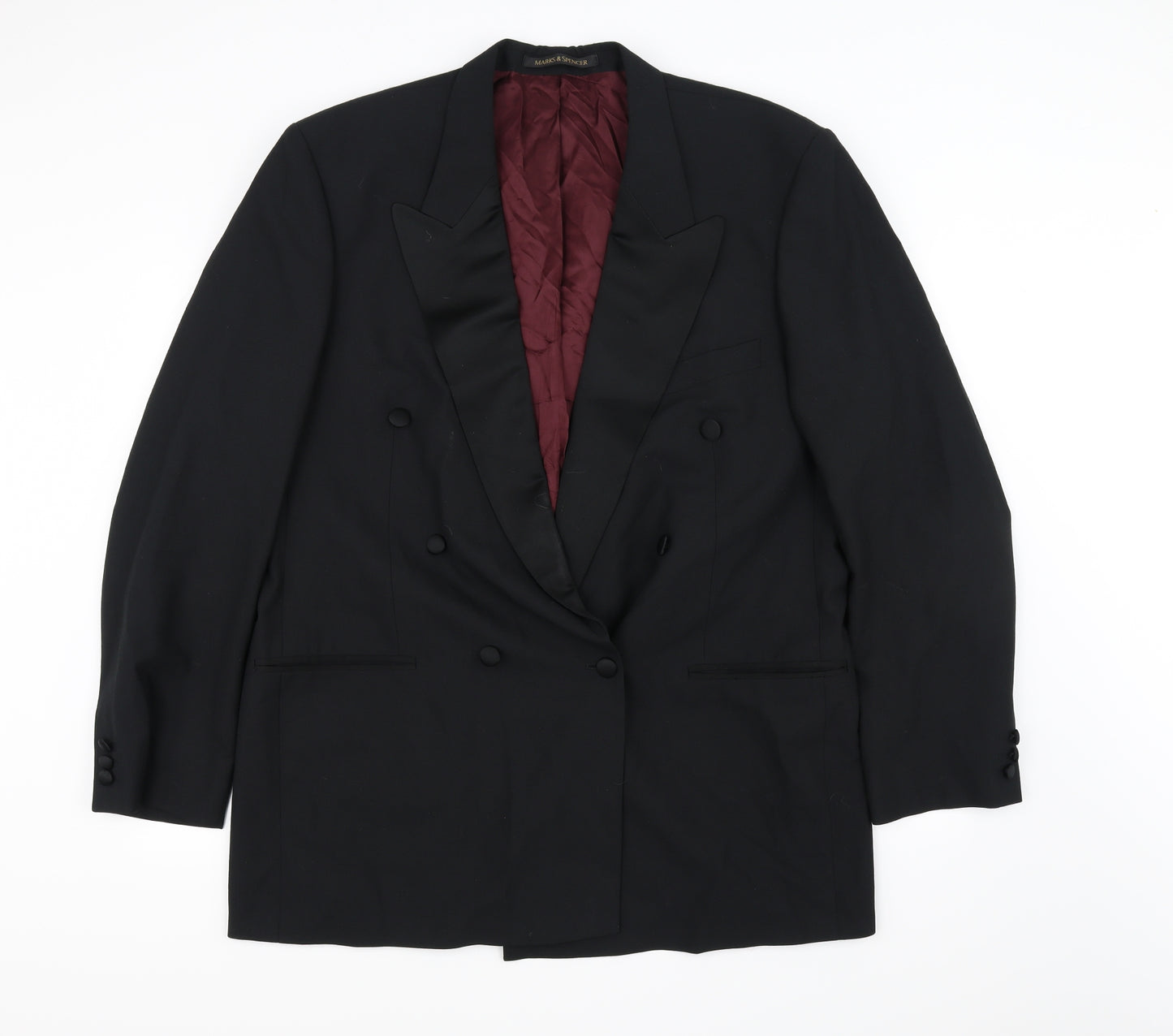 Marks and Spencer` Mens Black   Jacket Blazer Size 44