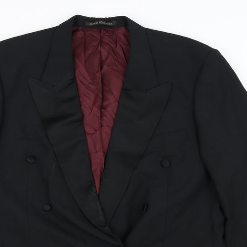 Marks and Spencer` Mens Black   Jacket Blazer Size 44