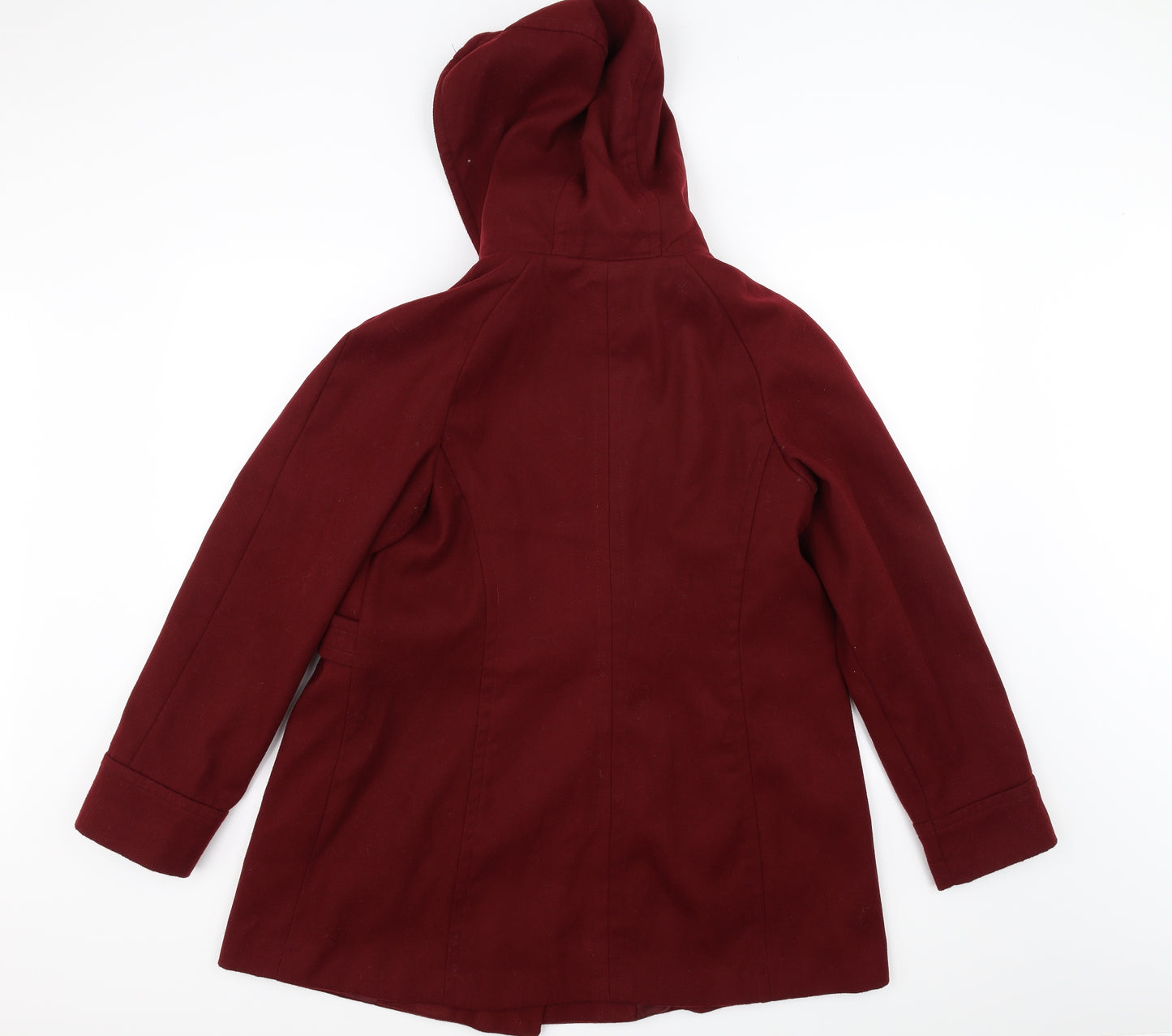 Preworn Womens Red   Jacket Coat Size 14