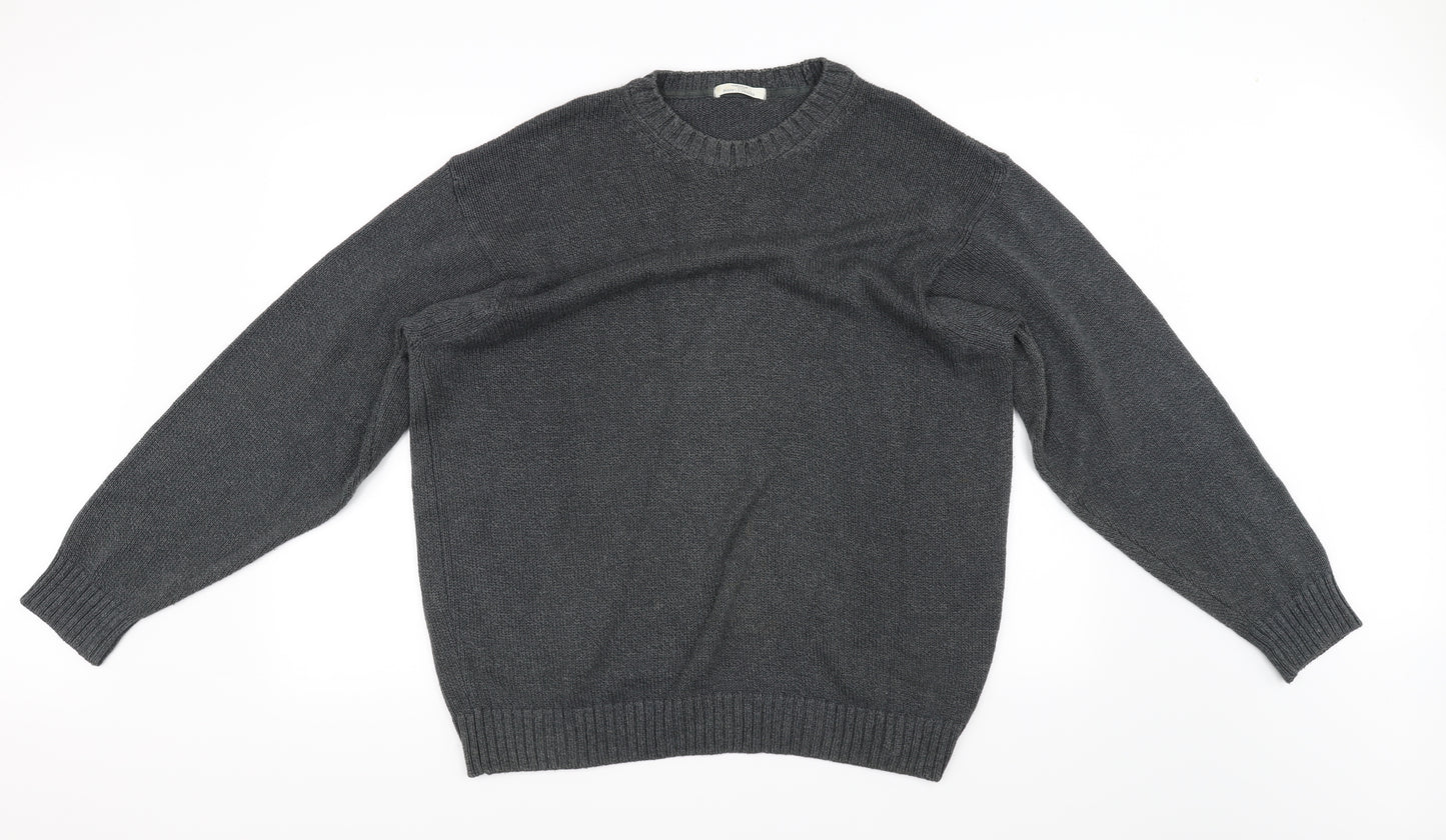 Marks and Spencer Mens Grey   Pullover Jumper Size L