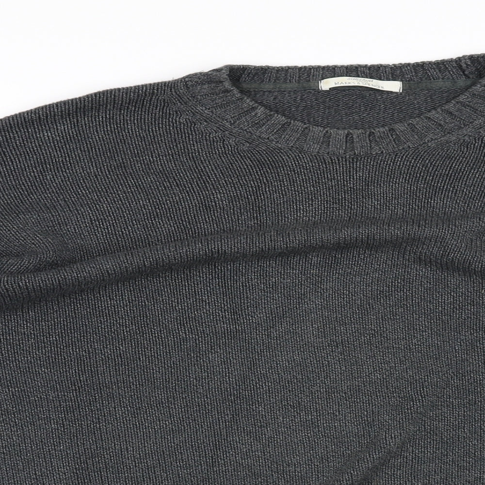 Marks and Spencer Mens Grey   Pullover Jumper Size L