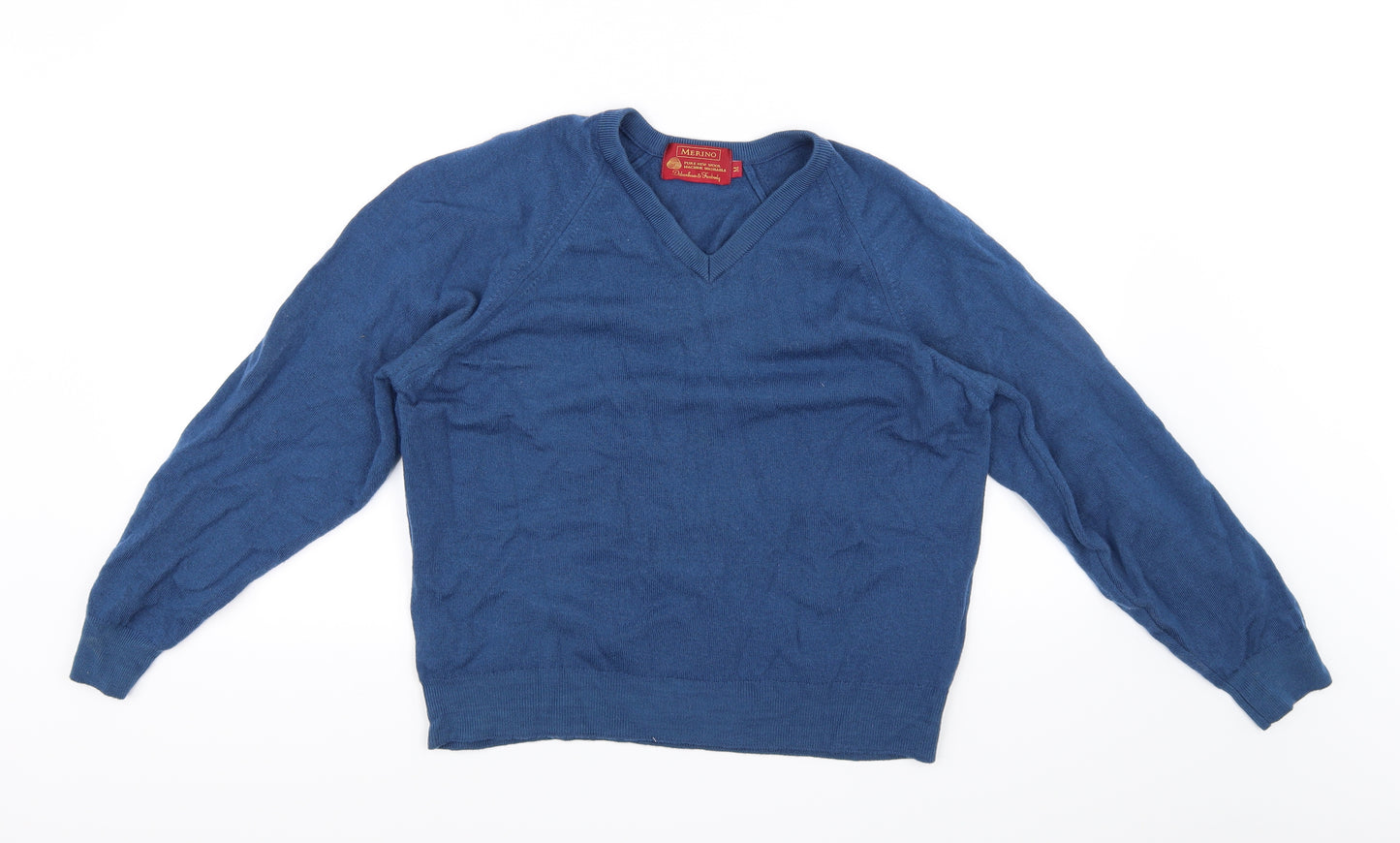 MERINO Mens Blue   Pullover Jumper Size M