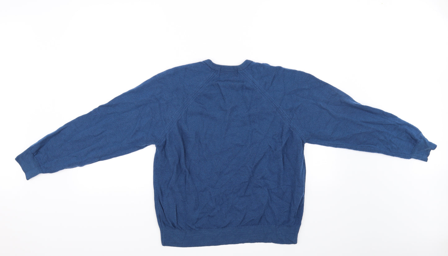 MERINO Mens Blue   Pullover Jumper Size M