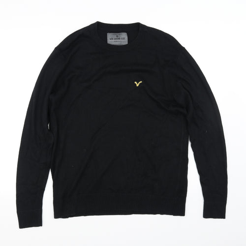 Voi Jeans Mens Black   Pullover Jumper Size M