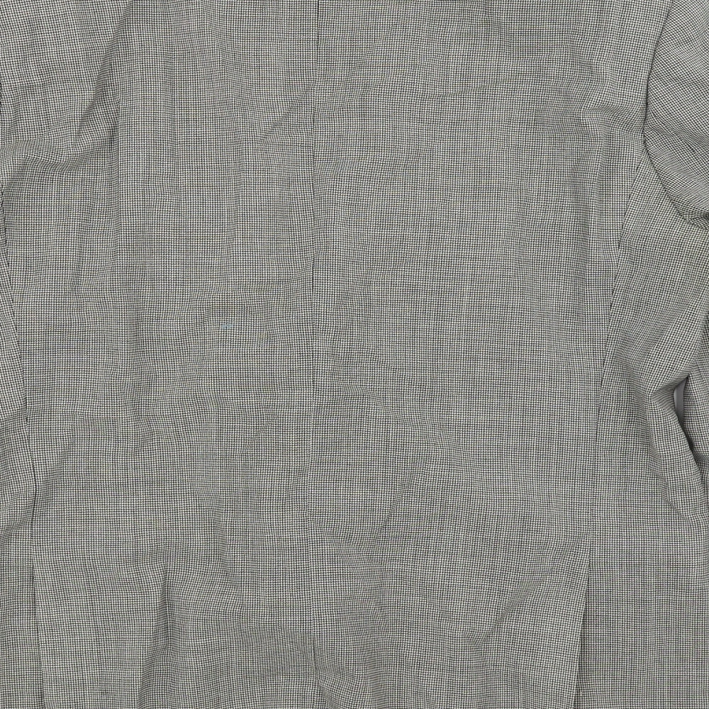 Burton Mens Beige Check  Jacket Blazer Size 42