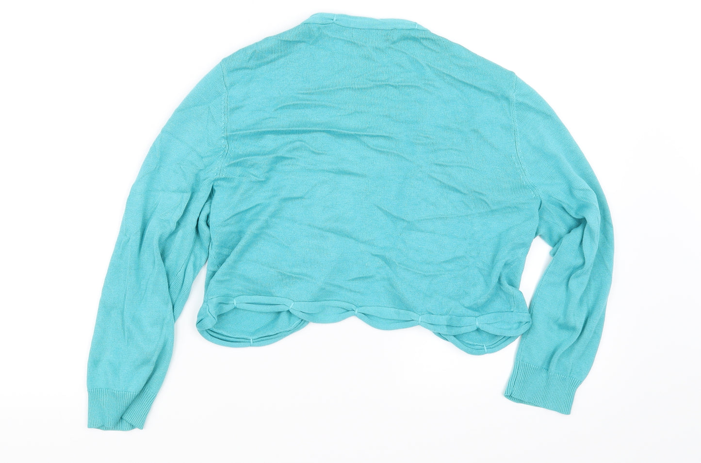 Per Una Womens Blue   Cardigan Jumper Size 14