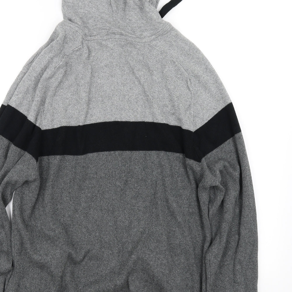 George Mens Grey   Full Zip Jumper Size M