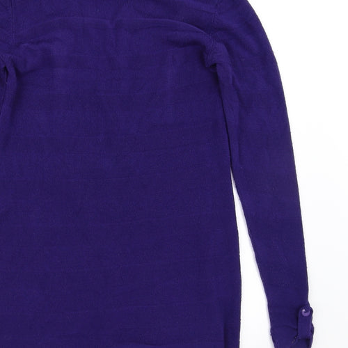 Jessica Graaf Womens Purple   Cardigan Jumper Size M