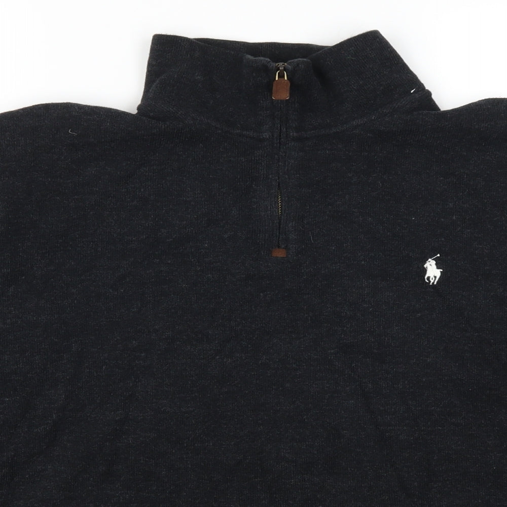 Ralph Lauren Mens Grey   Pullover Jumper Size L
