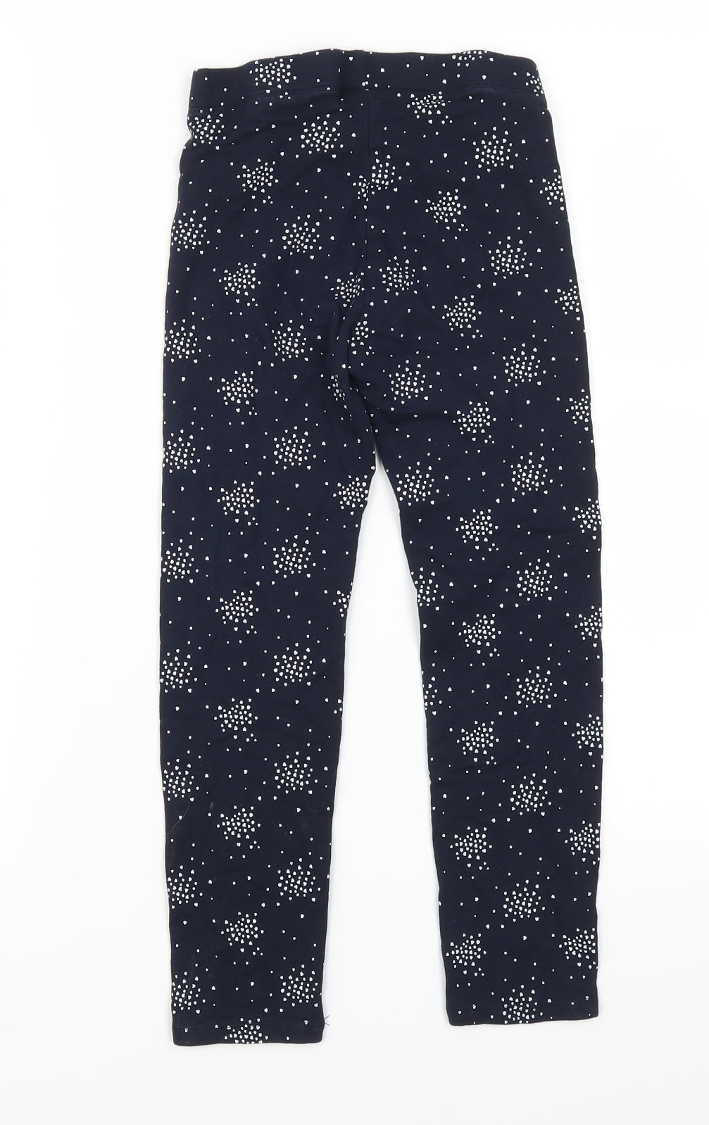 H&M Girls Blue Polka Dot  Carrot Trousers Size 7-8 Years - Love Heart Polka Dots