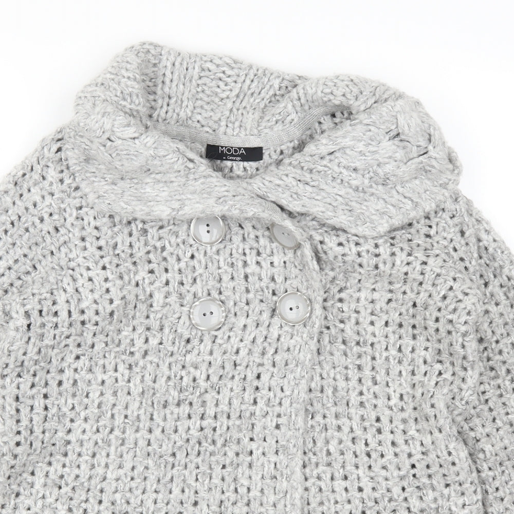 George Womens Grey   Cardigan Jumper Size 10