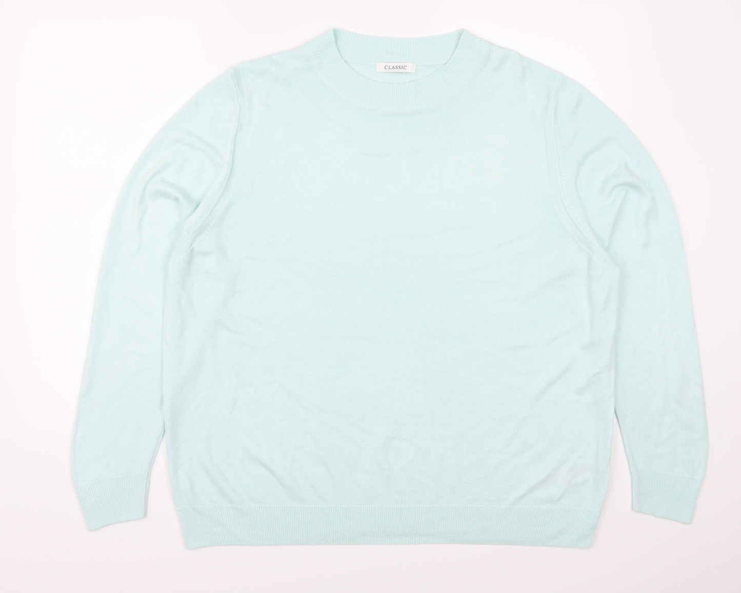 Marks and Spencer Womens Blue   Pullover Jumper Size 24