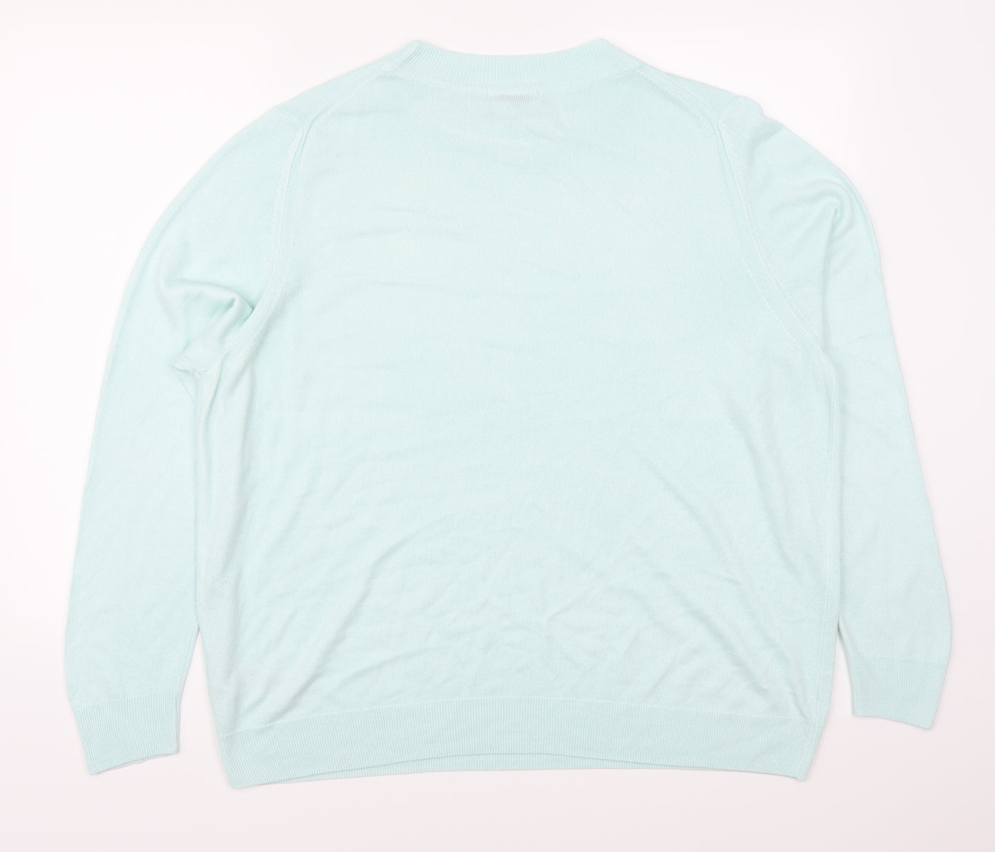 Marks and Spencer Womens Blue   Pullover Jumper Size 24
