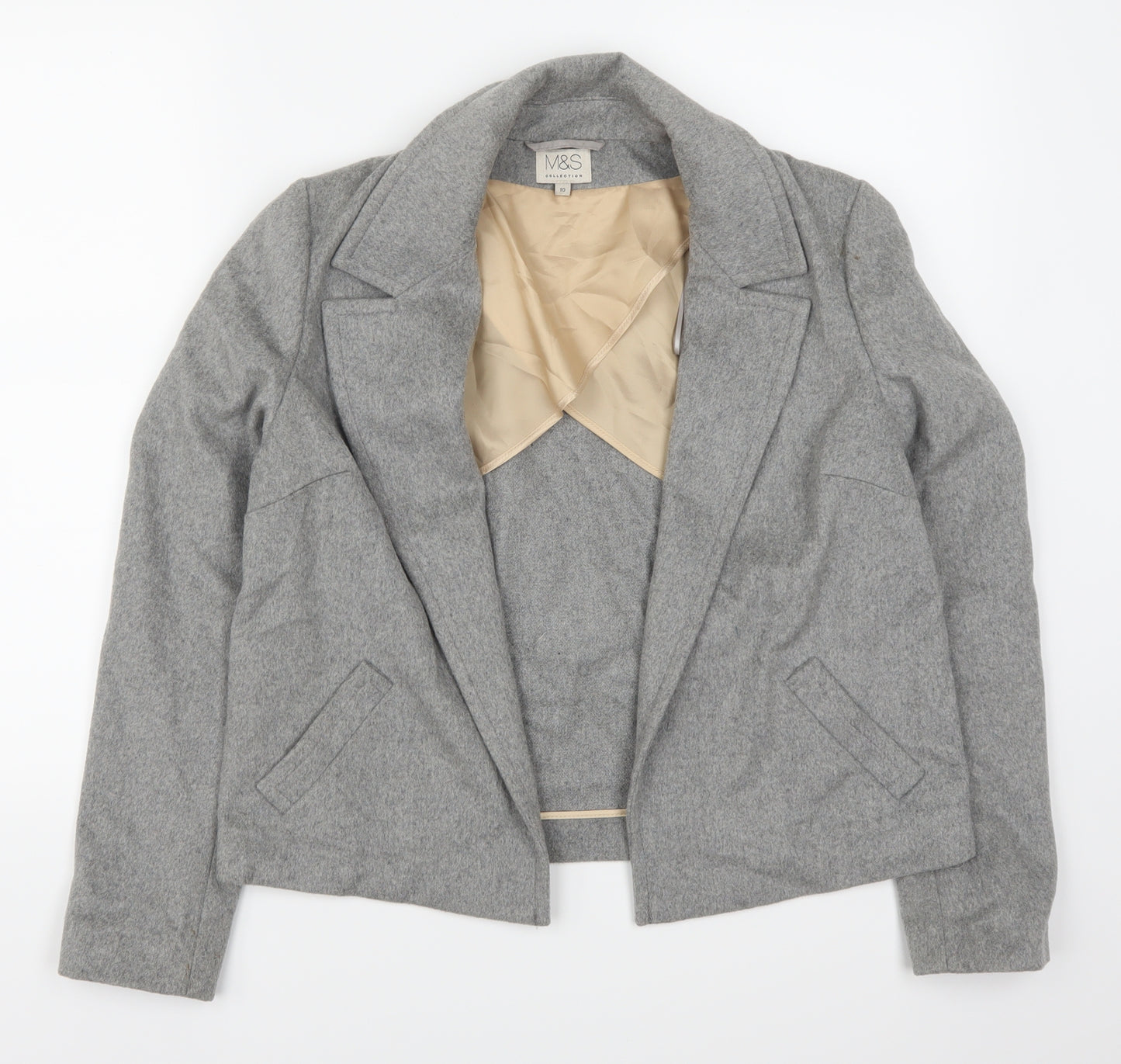 Marks and Spencer Womens Grey   Jacket  Size 10