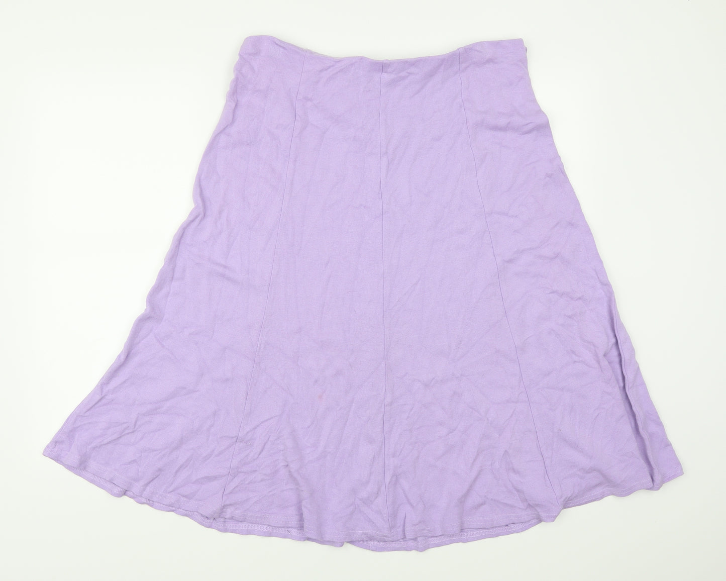 Classic Womens Purple   A-Line Skirt Size 18