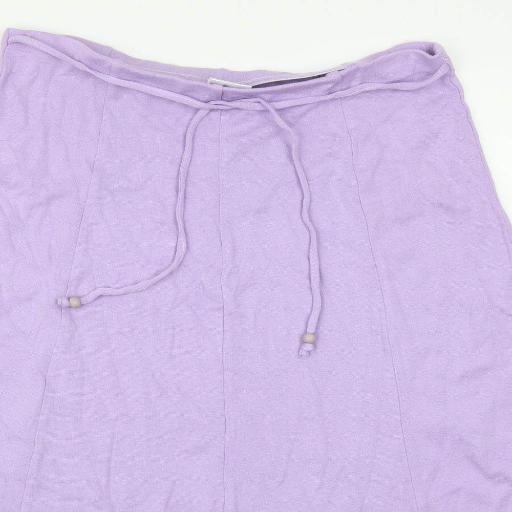 Classic Womens Purple   A-Line Skirt Size 18