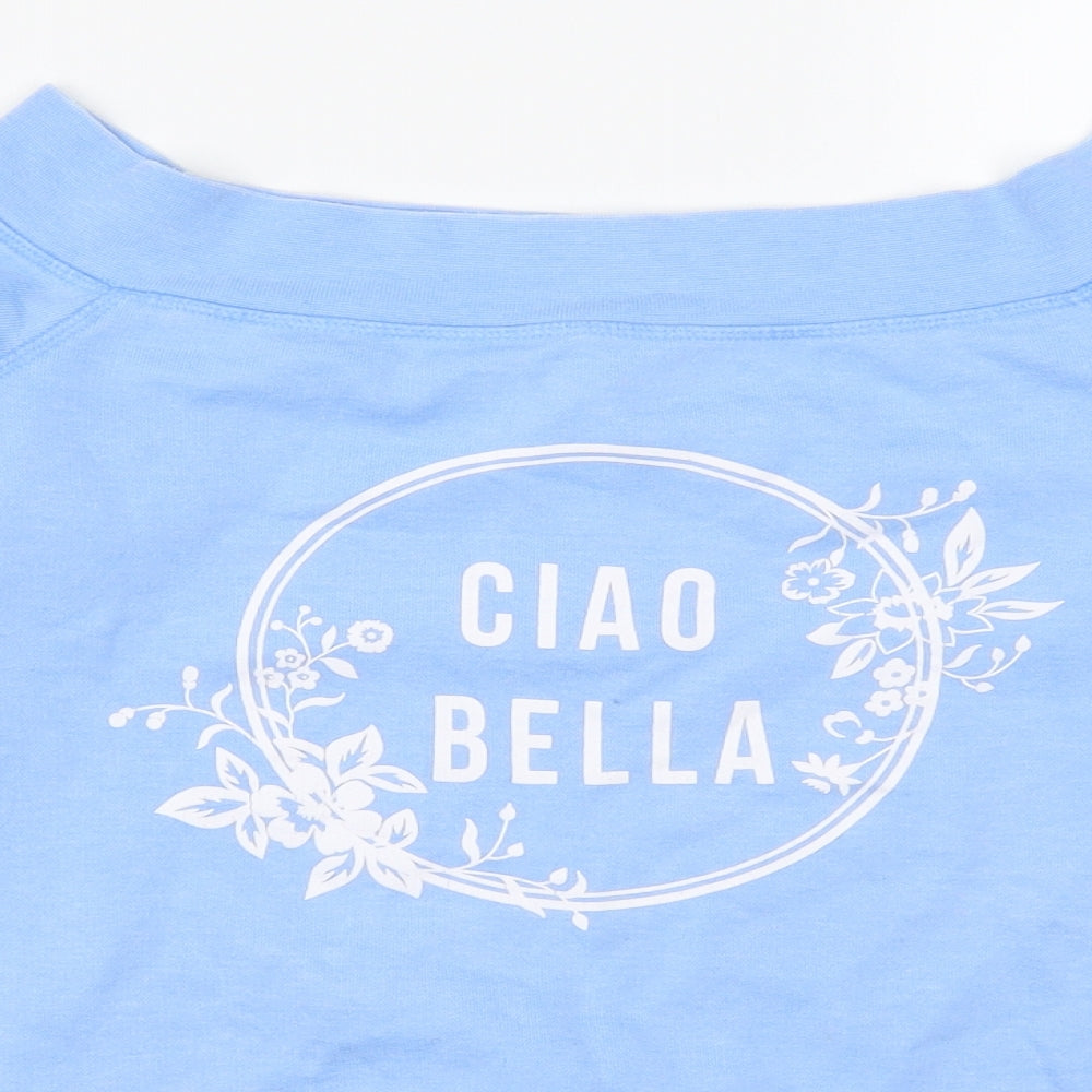 River Island Girls Blue   Pullover Sweatshirt Size 11-12 Years  - Ciao Bella