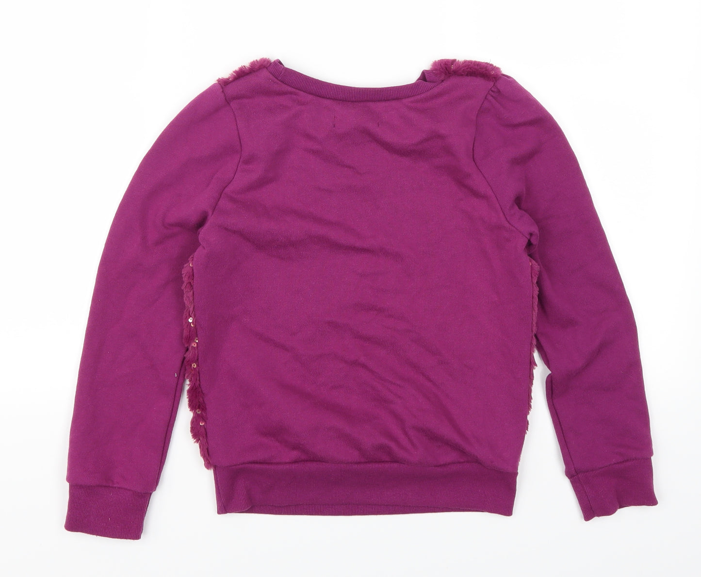 Pep&Co Girls Purple   Pullover Sweatshirt Size 8-9 Years