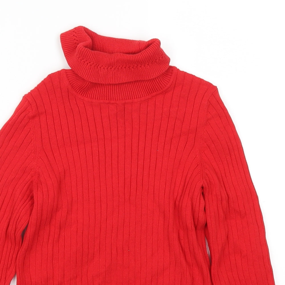 George Girls Red   Pullover Jumper Size 10-11 Years