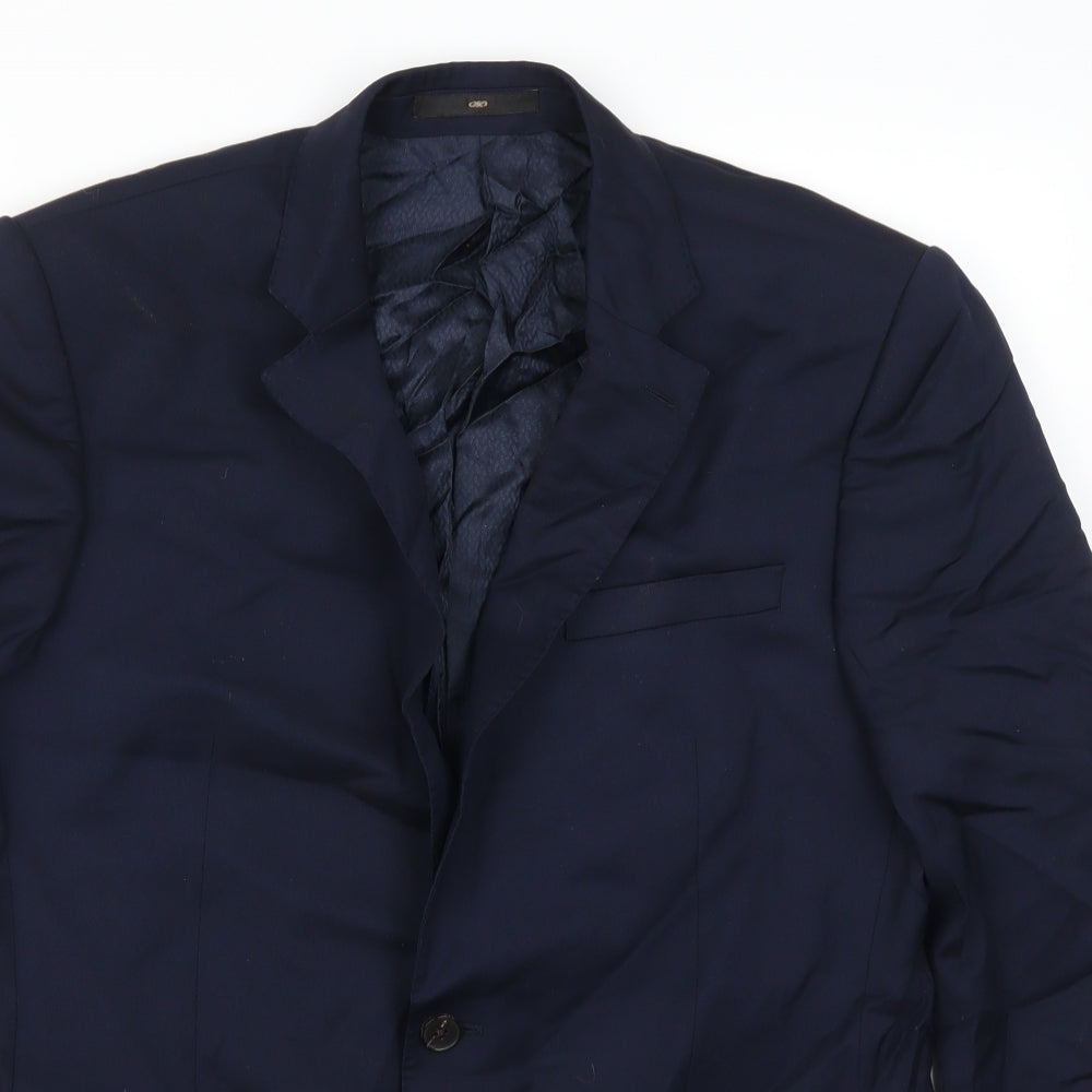 Jaeger Mens Blue   Jacket Suit Jacket Size 40