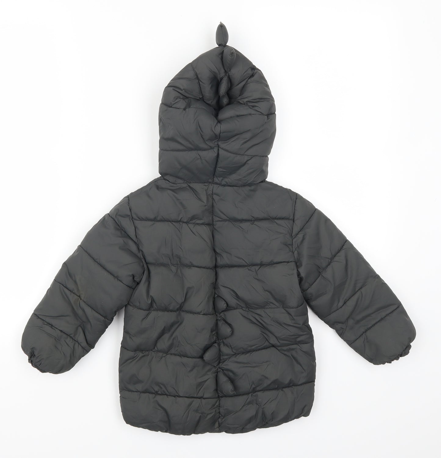 Zara Boys Grey   Basic Coat Coat Size 2-3 Years