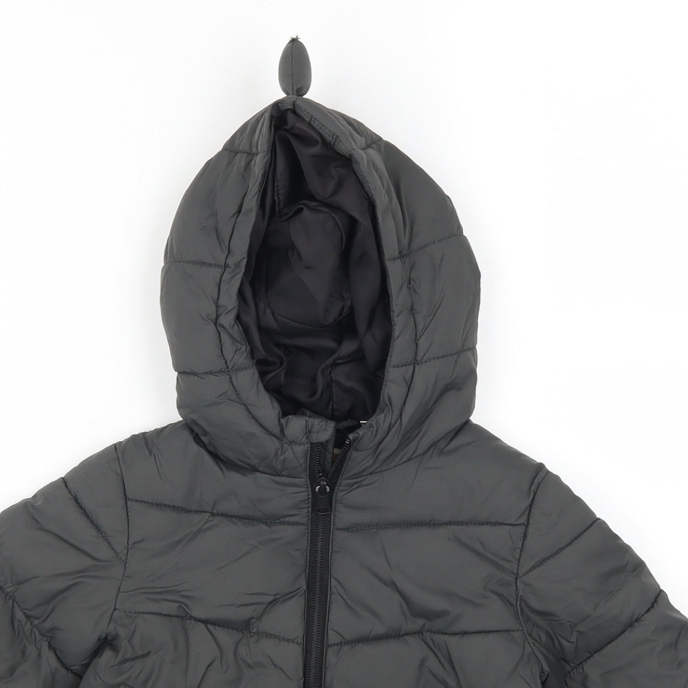 Zara Boys Grey   Basic Coat Coat Size 2-3 Years