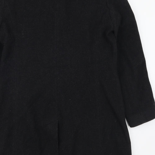 AMARANTO Womens Black   Trench Coat Coat Size 14