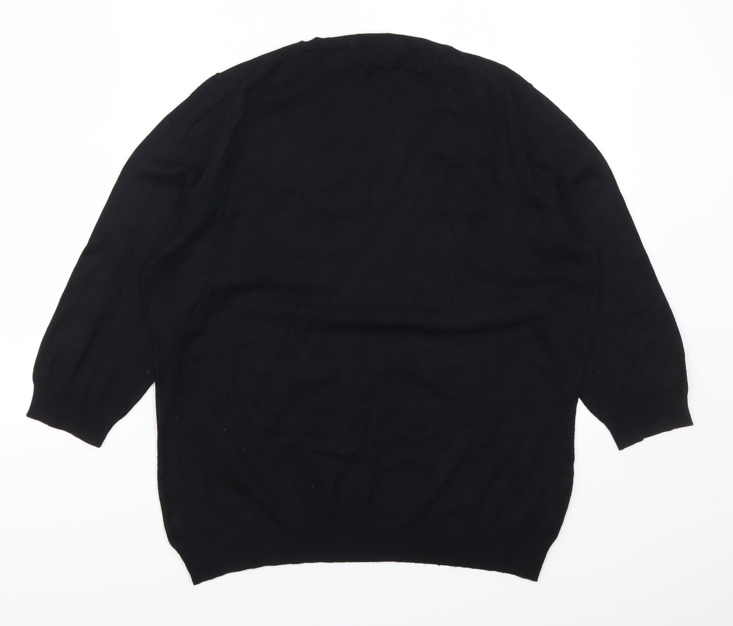 Marks and Spencer Womens Black   Pullover Jumper Size 18