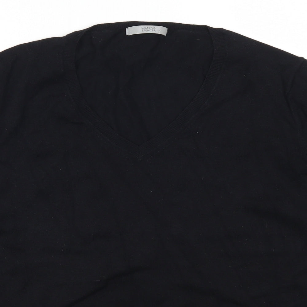 Marks and Spencer Womens Black   Pullover Jumper Size 18