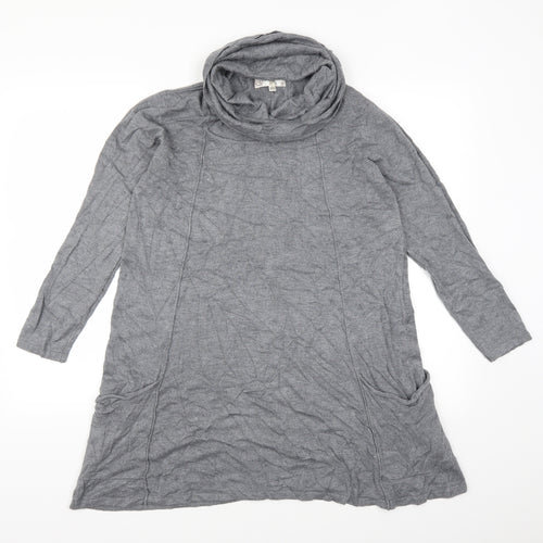 Vouley Vous Womens Grey   Jumper Dress  Size M