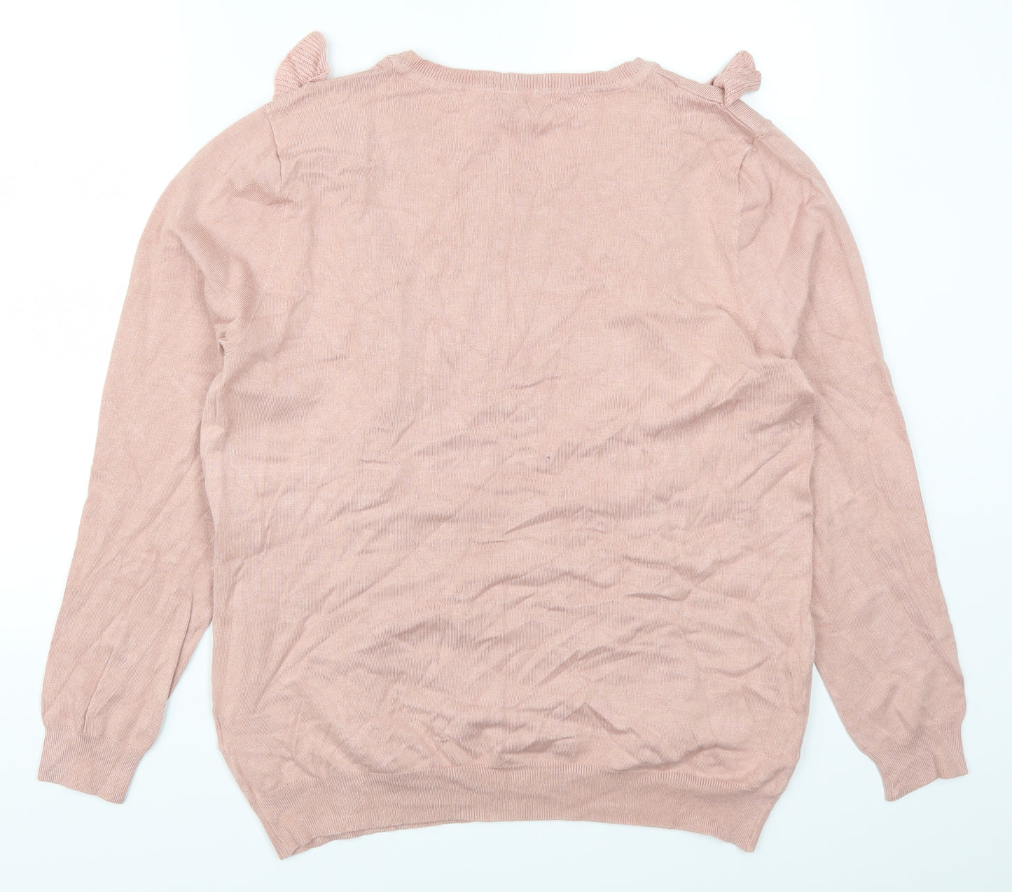 Peacocks Womens Pink   Pullover Jumper Size 18