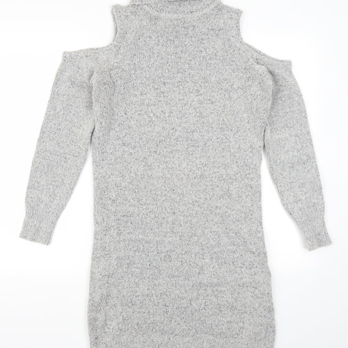 Red Herring Womens Grey   Jumper Dress  Size 14