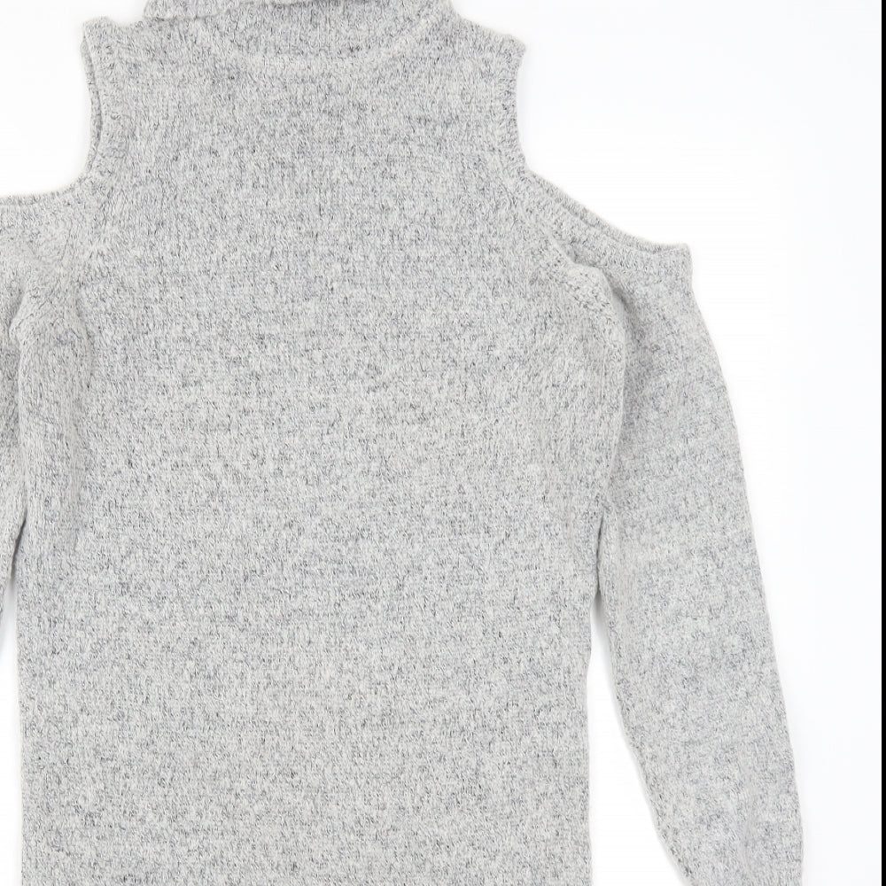 Red Herring Womens Grey   Jumper Dress  Size 14