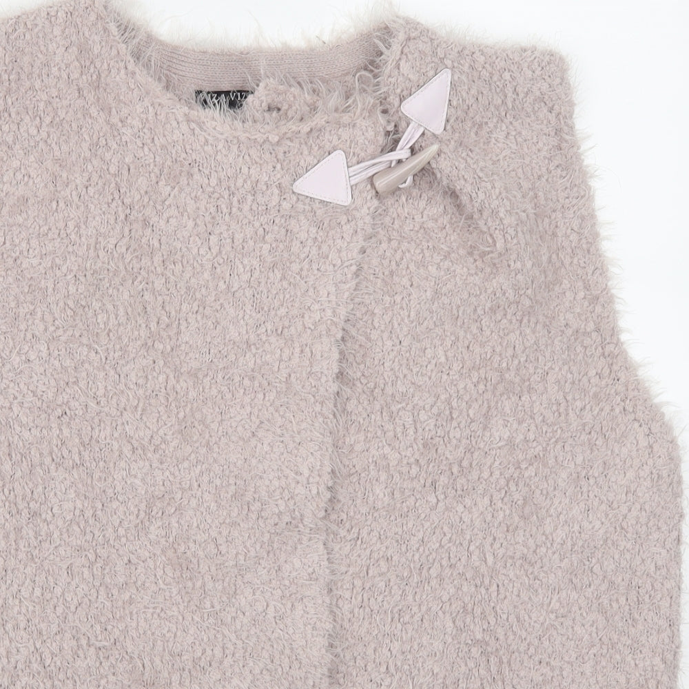Viz-A-Viz Womens Pink   Cardigan Jumper Size M