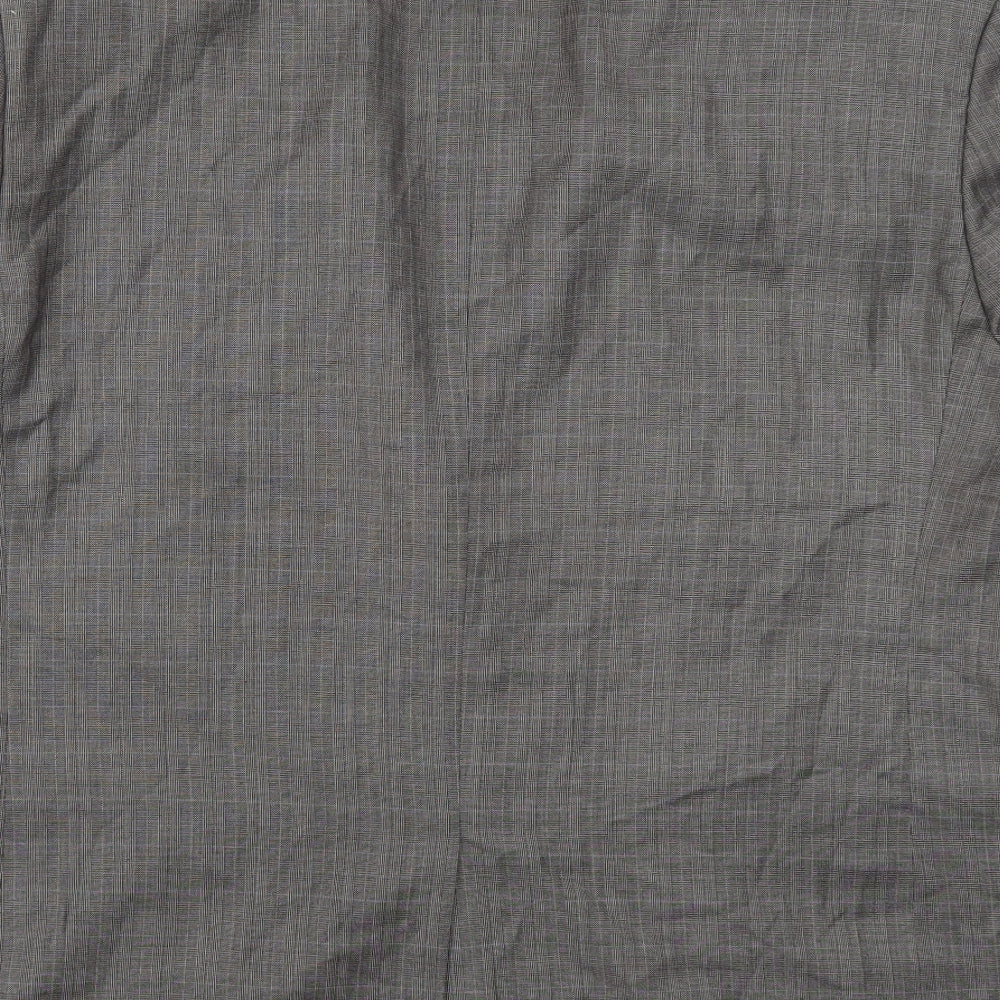 Taylor & Wright Mens Grey Check  Jacket Suit Jacket Size 50