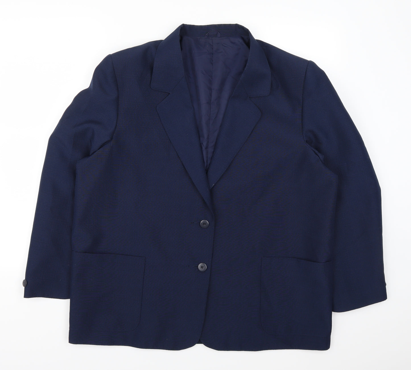 Definitions Collection Womens Blue   Jacket Suit Jacket Size 20