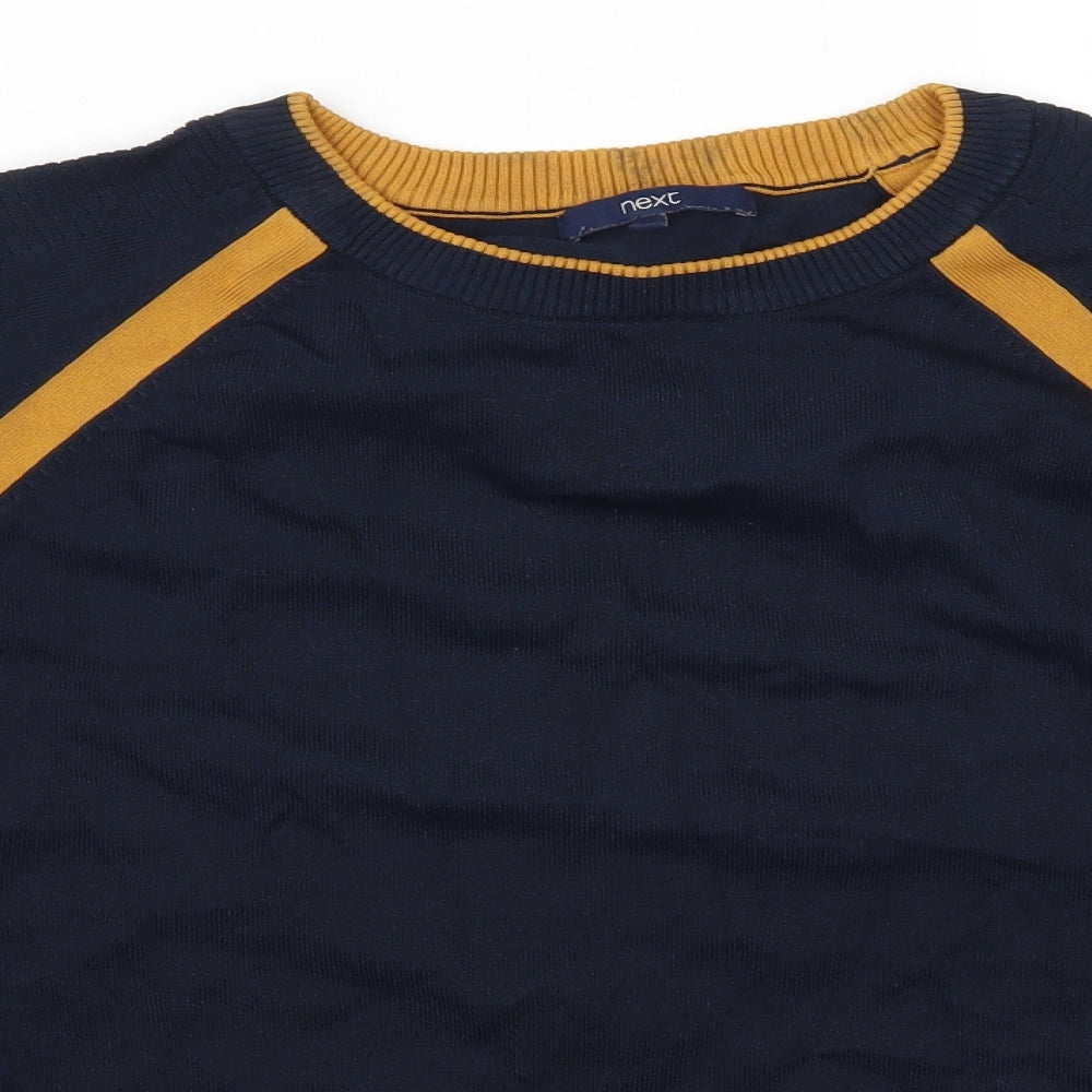 NEXT Womens Blue Striped  Pullover Jumper Size 18