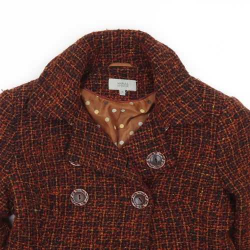 Marks and Spencer Womens Orange   Jacket Coat Size 14