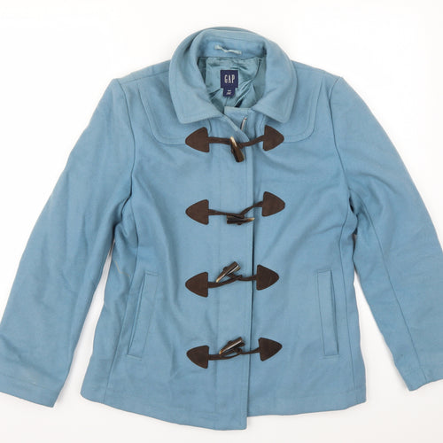 Gap Womens Blue   Pea Coat Coat Size M