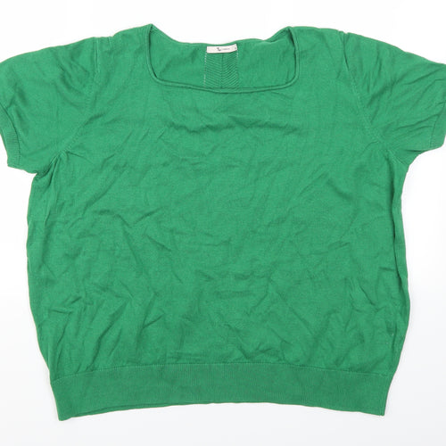 TU Womens Green   Basic T-Shirt Size 20