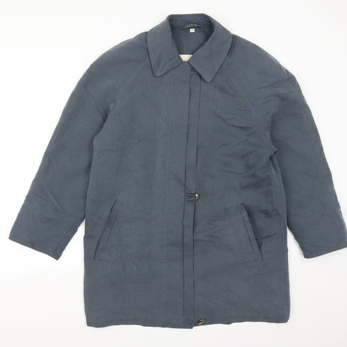 Marshall Womens Blue   Overcoat Coat Size S
