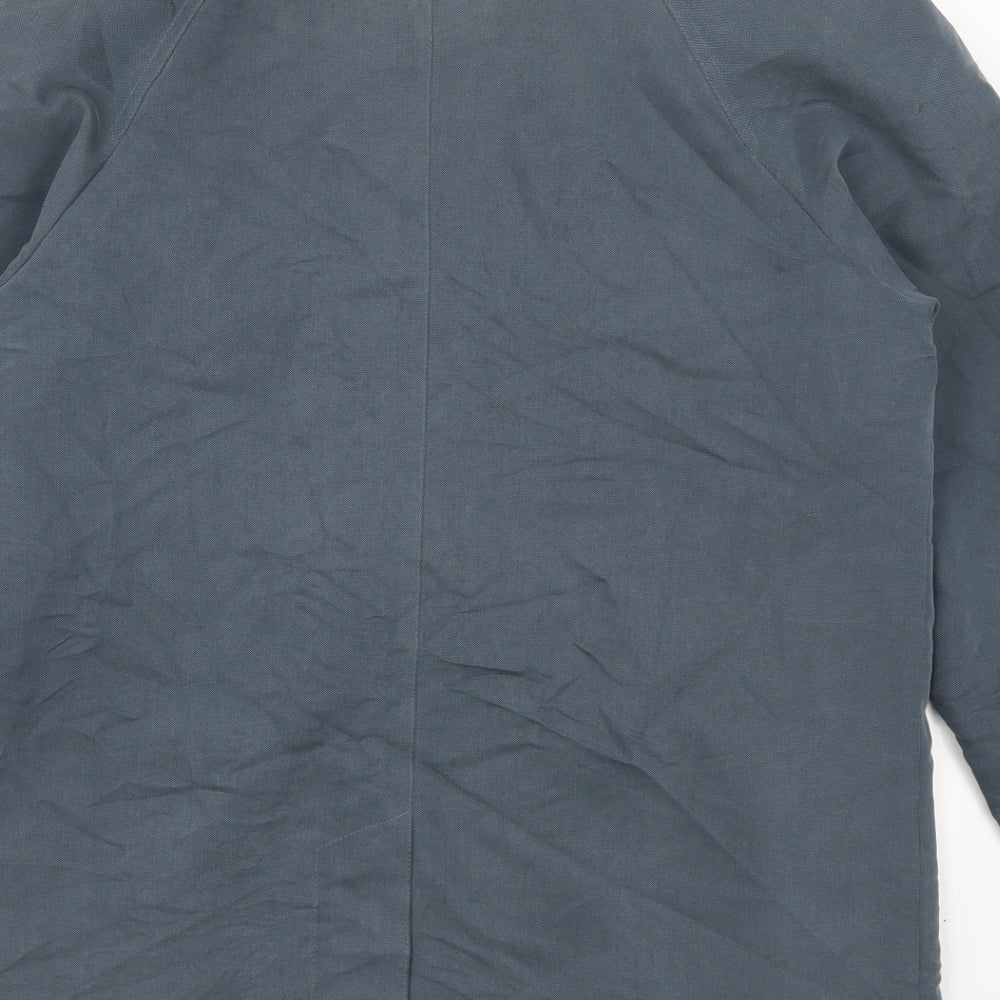 Marshall Womens Blue   Overcoat Coat Size S