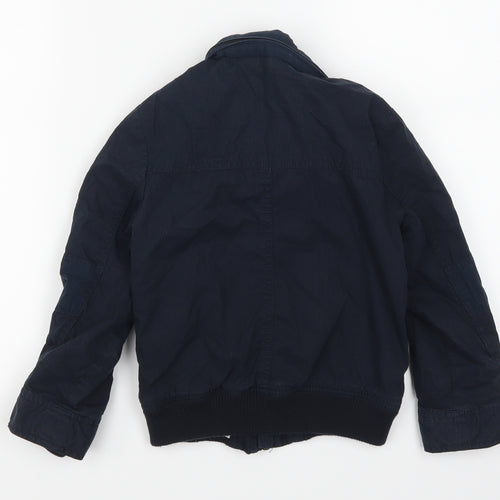 Marks and Spencer Boys Blue   Basic Coat Coat Size 5-6 Years