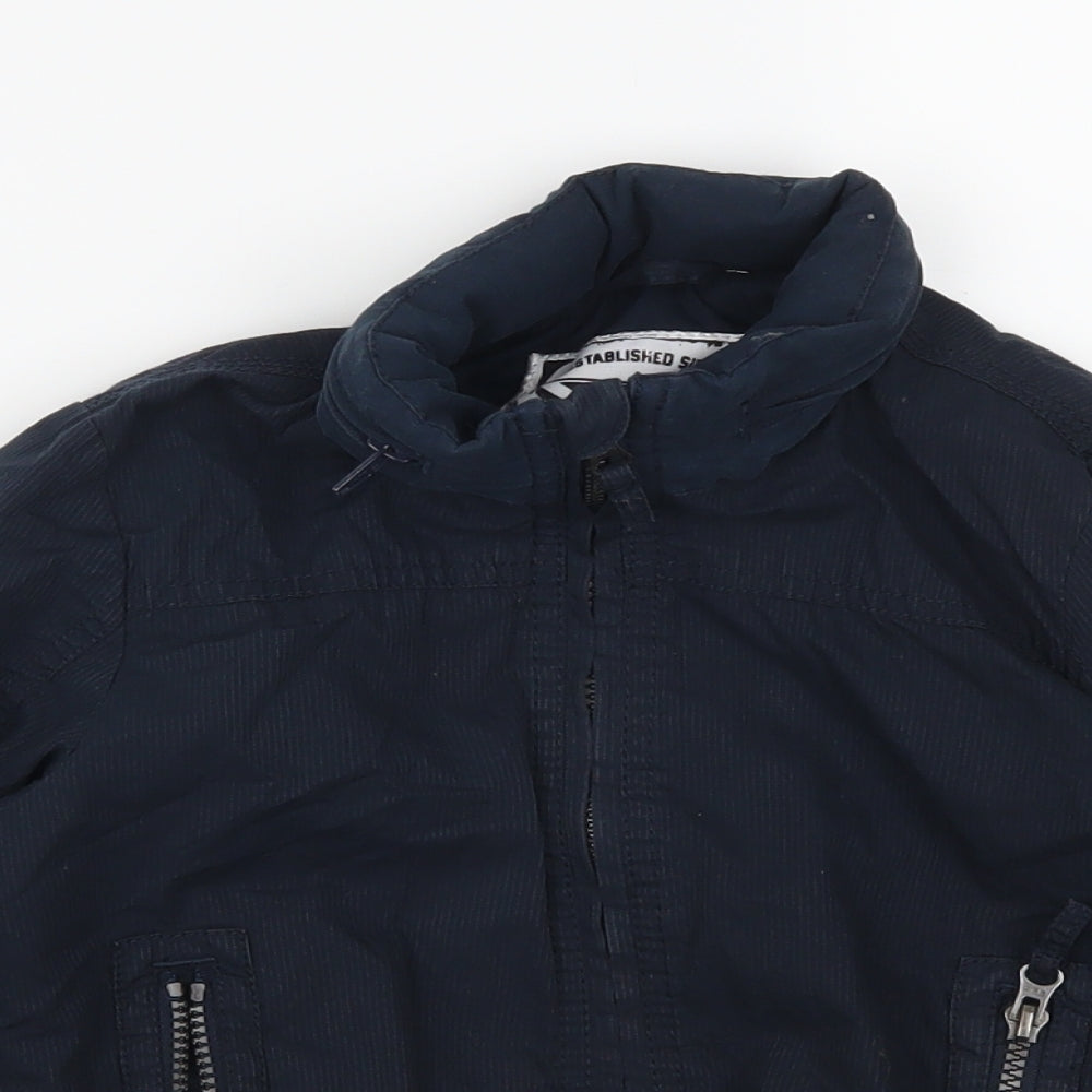 Marks and Spencer Boys Blue   Basic Coat Coat Size 5-6 Years