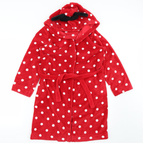 H&M Girls Red Polka Dot  Top Gown Size 9-10 Years
