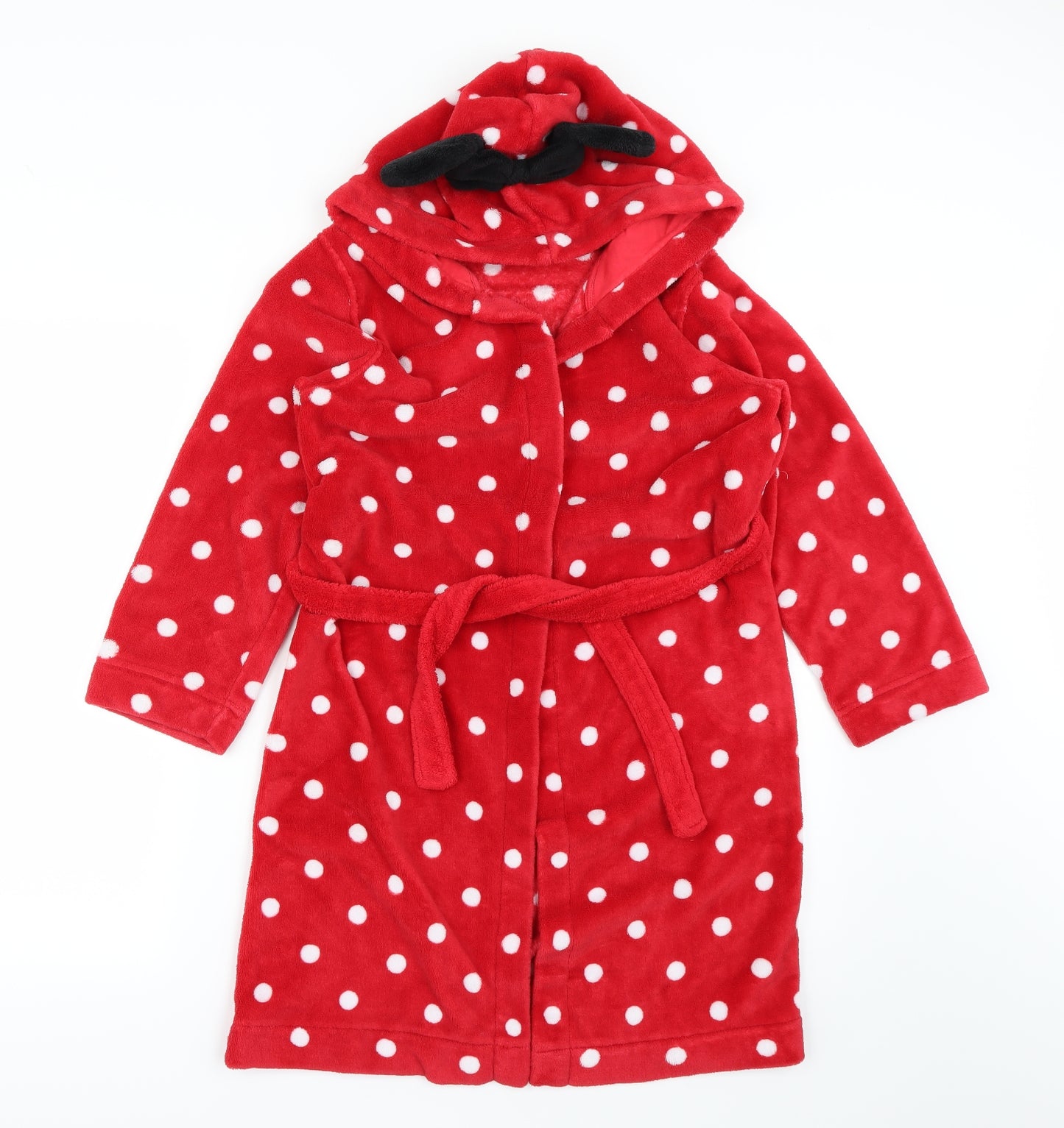 H&M Girls Red Polka Dot  Top Gown Size 9-10 Years