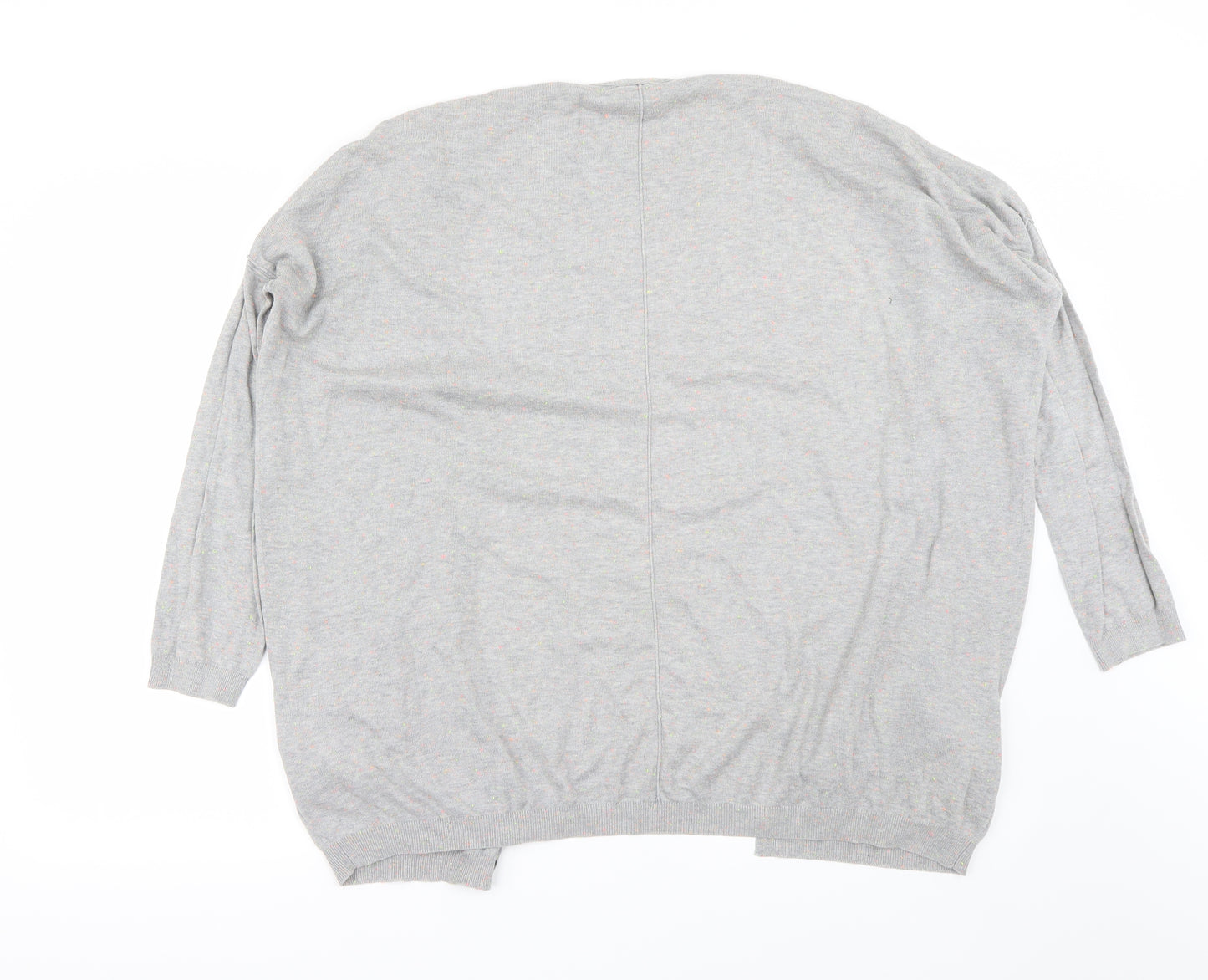 H&M Womens Grey   Cardigan Jumper Size M