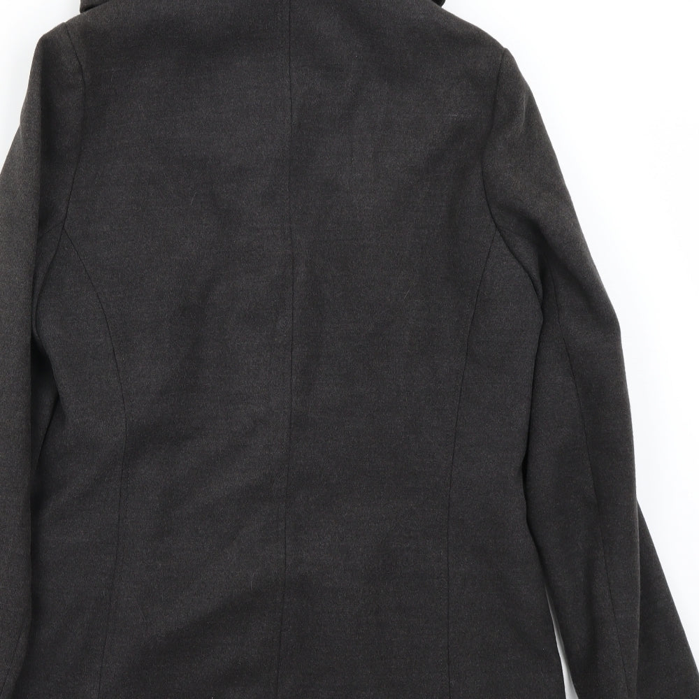 George  Womens Grey   Overcoat Coat Size 14