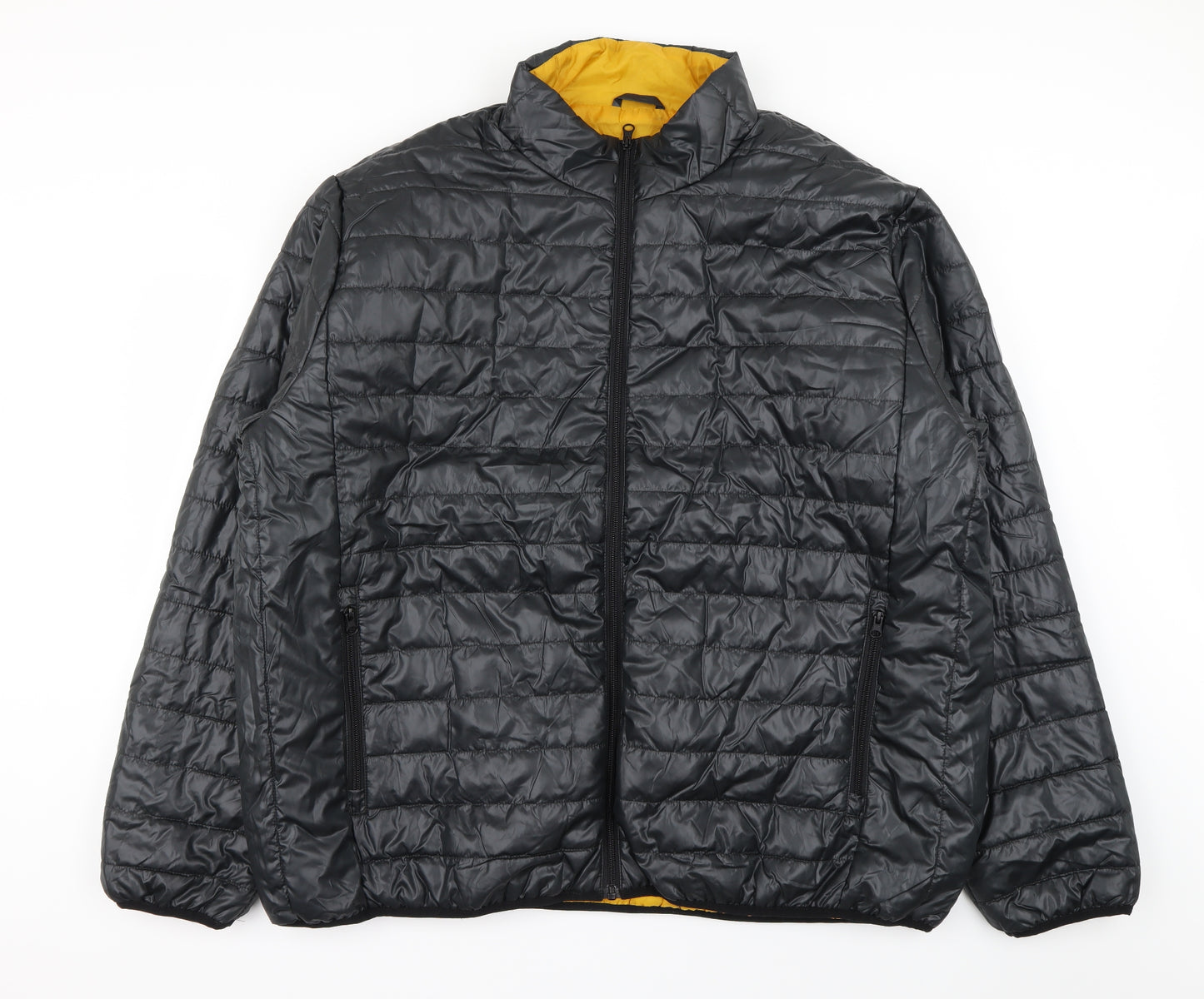 Atlas Formen  Mens Black   Puffer Jacket Coat Size 4XL